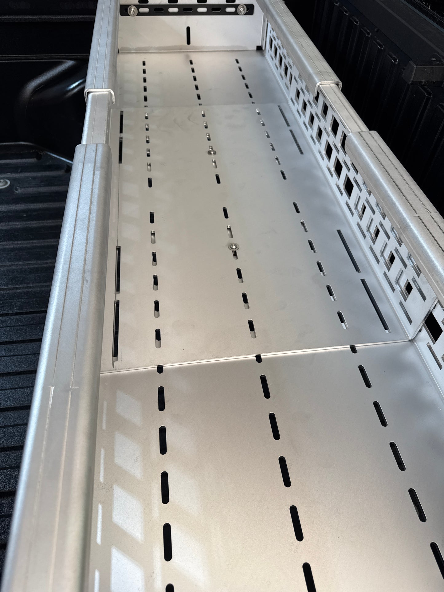 TACO BIN - Raw Aluminum/Molle Cutouts