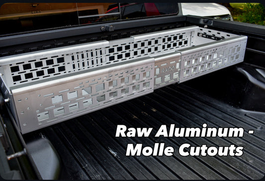 TACO BIN - Raw Aluminum/Molle Cutouts